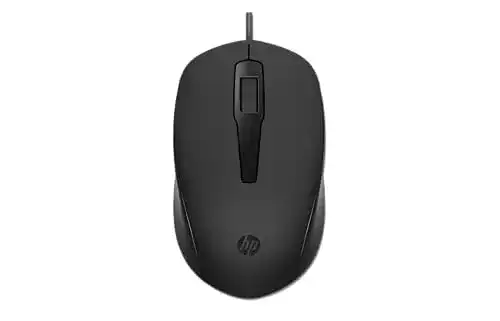 Kabelgebundene USB-Maus HP 150 mit ergonomischem Design und 1600 dpi