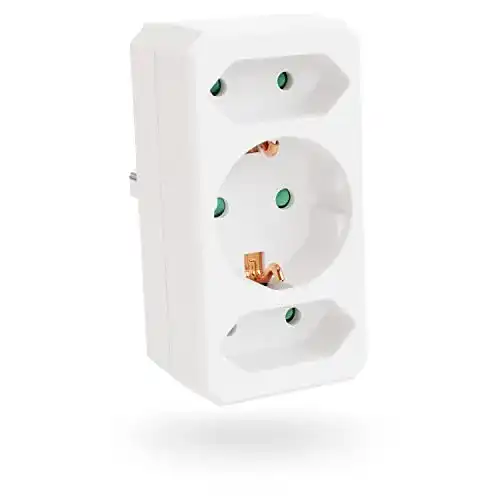 Steckdosenadapter Greate 3-fach Mehrfachstecker bis 3500W
