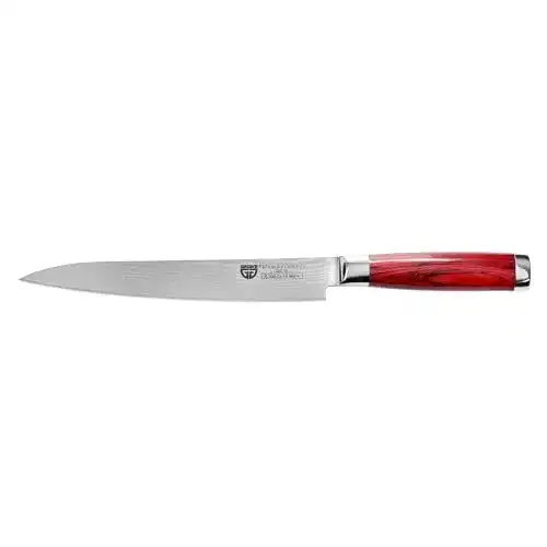 Gräwe Damastmesser 21 cm aus Damaststahl für die Küche