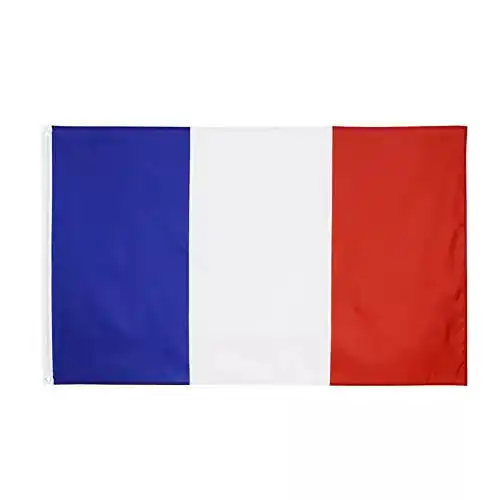 Frankreich Flagge OZSENFLINT mit Messing-Ösen 90 x 150 cm