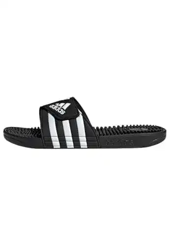 Adidas Unisex Adissage Slides Massage-Schuhe in Schwarz und Weiß