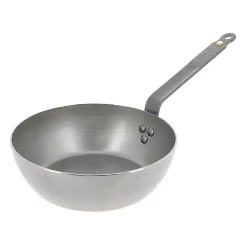 Eisenpfanne de Buyer, Schmorpfanne Mineral B aus Carbonstahl