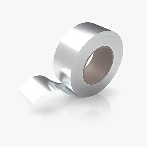 Klebeband ERBI Selbstklebendes Aluminium Hitzebeständig 50mm x 50m