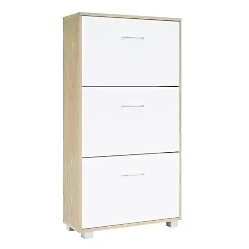 Schuhschrank für 18 Paar Schuhe, schmal, 115x60x25 cm