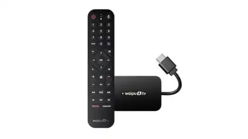 Waipu.tv Stick 2. Generation mit Fernbedienung und 4K Streaming
