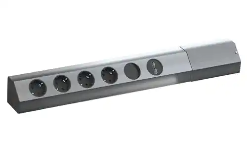Ecksteckdose Bachmann Casia 4-Fach mit USB-Charger und Wippschalter