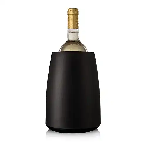 Weinkühler Vacu Vin Aktiv Elegant Schwarz aus Kunststoff, 1-Pack
