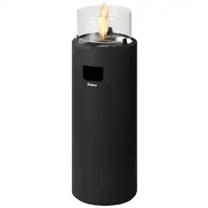 Enders Heizstrahler Nova LED L Black – Gas Terrassenfeuer