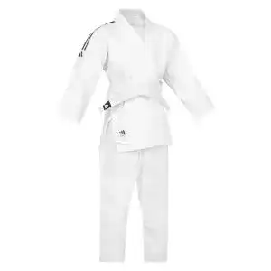 Adidas Judoanzug Club in Brilliant Black/White, Größe 150