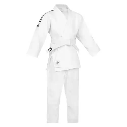 Adidas Judoanzug Club in Brilliant Black/White, Größe 150