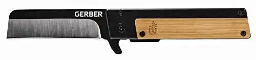 Gerber Taschenklappmesser mit 6,86 cm Klingenlänge und Bambus-Griff
