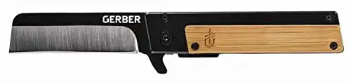 Gerber Taschenklappmesser mit 6,86 cm Klingenlänge und Bambus-Griff
