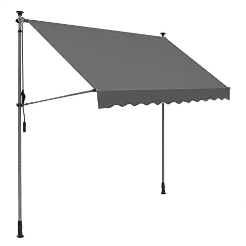 Klemmmarkise 3m von SONGMICS, 300 x 130 cm