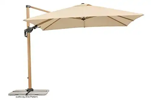 Schneider Ampelschirm Rhodos Twist Woody 300 x 300 cm