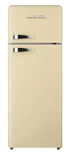 Retro Kühlschrank Wolkenstein Kühl-Gefrier-Kombination GK212.4RT