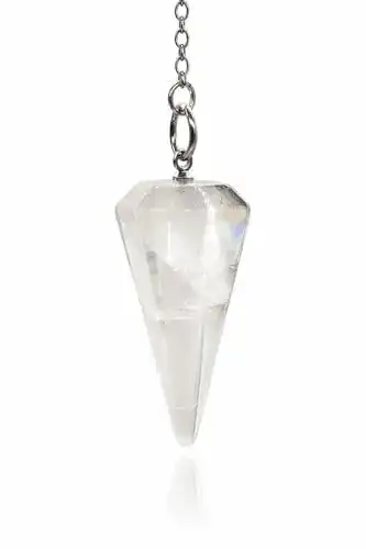 Pendel Polar Jade aus Quarzkristall für Radiästhesie und Wahrsagen