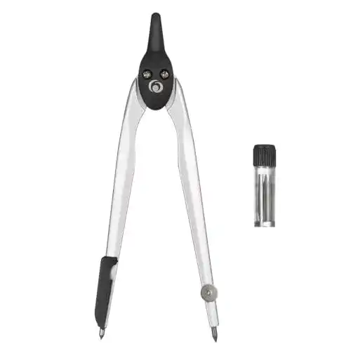 Herlitz Zirkel 8710006 Kasten, 2-teilig mit Ersatzminenbox