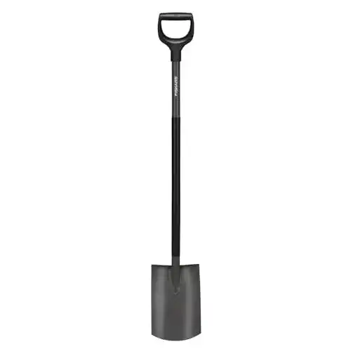 Fiskars Gärtnerspaten Rund 125 cm für weiche Böden