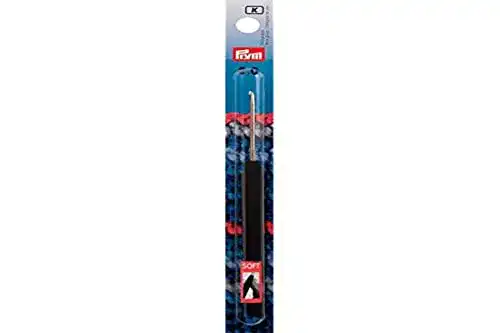 Prym 195172 Woll-Häkelnadel mit Soft-Griff und Aluminium