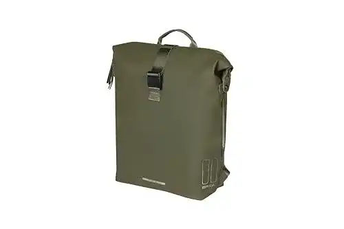 Basil SoHo Fahrradrucksack Nordlicht – wasserdicht, 17L, mossgrün