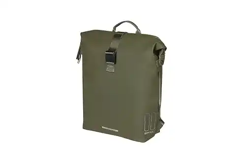 Basil SoHo Fahrradrucksack Nordlicht – wasserdicht, 17L, mossgrün