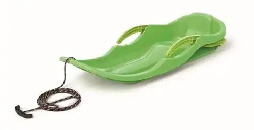 Plastikschlitten Birnepower Kinderbob Race S – 79 cm Kunststoffrodel für Kinder