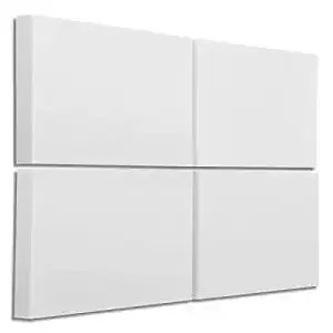 Schallabsorber Platino24 aus Basotect G+, 4 Stück, 82,5 x 55 x 5 cm