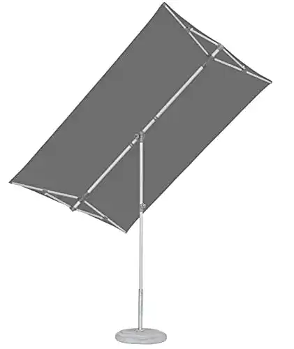 Glatz Sonnenschirm Suncomfort Flex Roof in Steinfarbe
