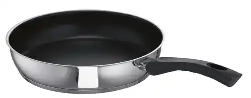 Schulte-Ufer Bratpfanne Wega 64055-28 aus Edelstahl, 28 cm