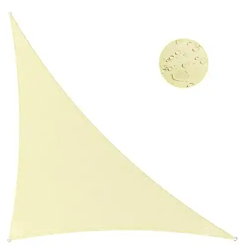 Dreieckiges Sonnensegel IOAOI 3m x 4m x 5m mit UV-Schutz