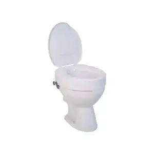 Toilettensitzerhöhung Drive Medical Ticco 2G mit Deckel in Weiß