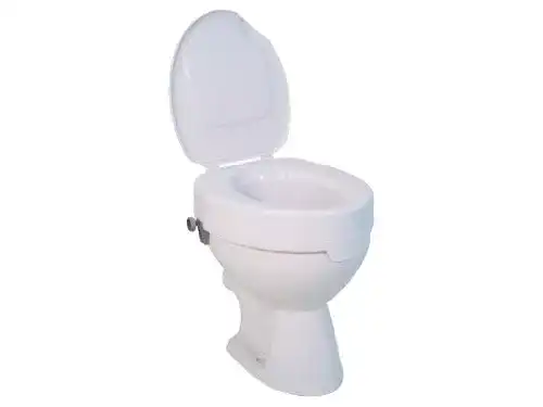 Toilettensitzerhöhung Drive Medical Ticco 2G mit Deckel in Weiß