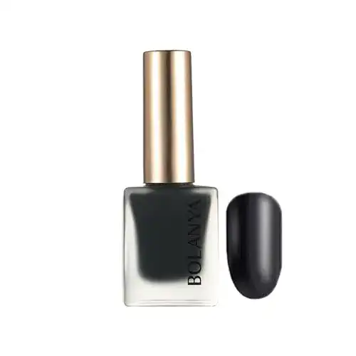 Schwarzer Nagellack von SONGQEE – Matt, schnell trocknend und ungiftig