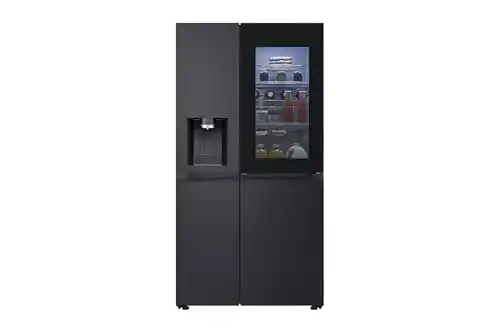 LG Side-by-Side Kühlschrank GSXE91EVAD mit Wassertank und InstaView