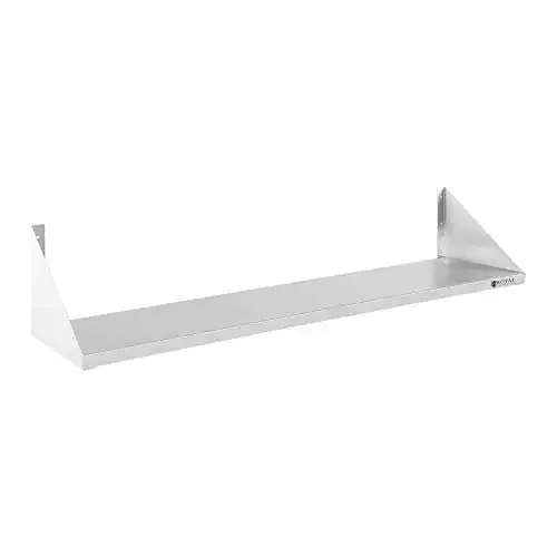 Wandregal Royal Catering RCTR-120 aus Edelstahl 120 x 30 cm