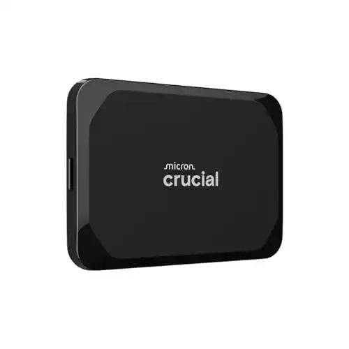Crucial X9 1TB Externe SSD Festplatte für PC, Mac und Spielekonsolen