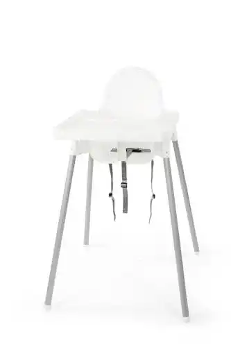 Kinderhochstuhl Ikea Antilop mit Tablett in Weiß