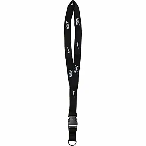 Schlüsselband Nike Lanyard in Schwarz/Weiß, NS