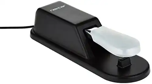 Sustain-Pedal Nektar NP-2 im Klavier-Stil, Schwarz