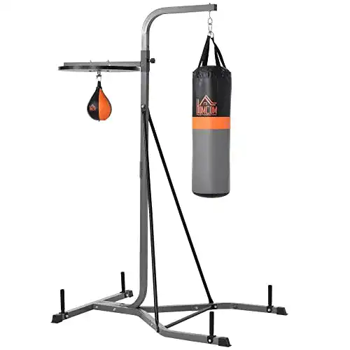 Boxsackständer HOMCOM 2-in-1 mit 20 kg Standdesign