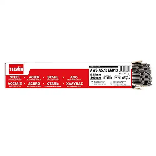 Telwin S.p.A. 802739 Rutilschweißelektroden 2,5 mm für Schweißanwendungen