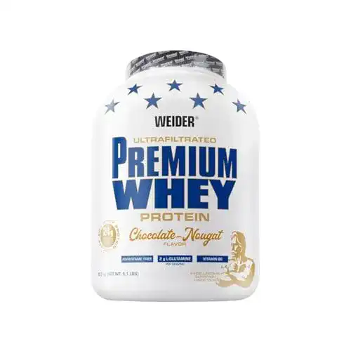 Weider Premium Whey Protein Pulver für Muskelaufbau