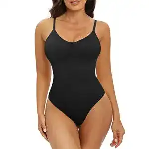Shapewear Body für Damen von Tuopuda – Bauchweg Bodysuit mit verstellbaren Trägern