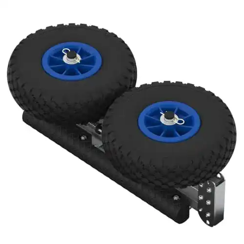 Kanuwagen mit Luftreifen für den Transport von SUP-Boards