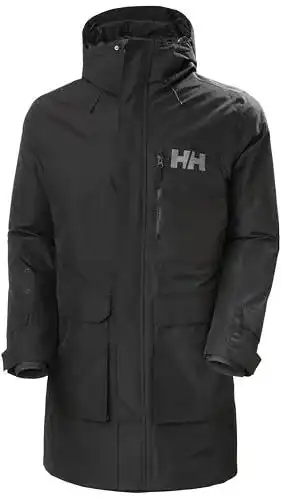 Regenjacke Herren Helly Hansen Rigging Coat in Schwarz, Größe M
