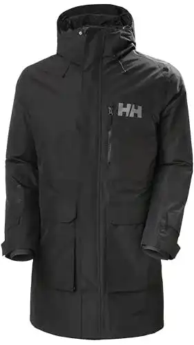 Regenjacke Herren Helly Hansen Rigging Coat in Schwarz, Größe M