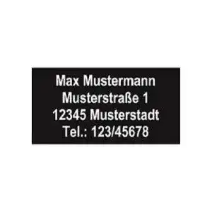 Drohnenkennzeichen Gravola 30x15mm selbstklebend