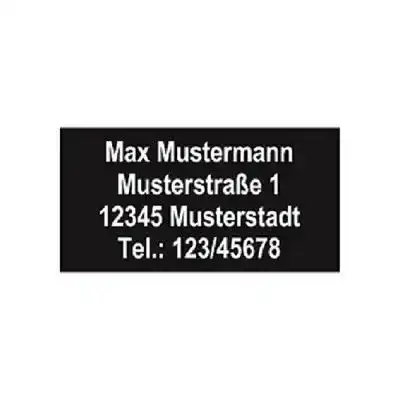 Drohnenkennzeichen Gravola 30x15mm selbstklebend