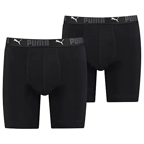 Puma Herren Boxershorts in Schwarz mit TransDRY Technologie