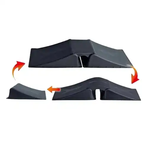 Vielseitige Skater Rampe für den Outdoor-Bereich mit drei Funktionen